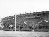 5-1937 Olympiaweg- de trams stoppen voor het Stadion-Feyenoord-10-1937 nieuw geplaatst 18-09-2017