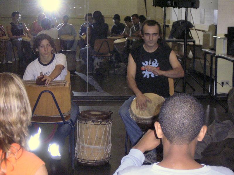 18-09-2004 workshop in de focus percussie