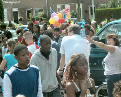 Foto 210 uit Carnaval 2007 b.w