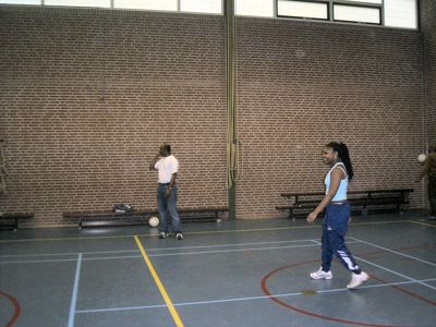 Foto 14 uit volleybal wedstrijd