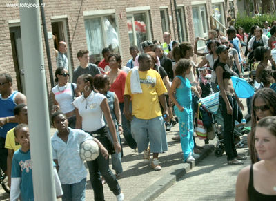 Foto 253 uit Carnaval 2007 b.w