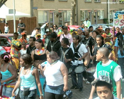 Foto 266 uit Carnaval 2007 b.w