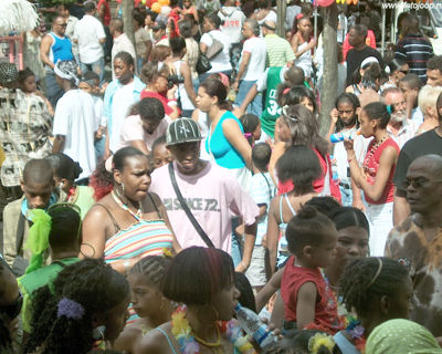 Foto 284 uit Carnaval 2007 b.w