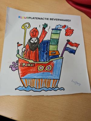 Foto 2 uit Sint Kleurplaat Focus