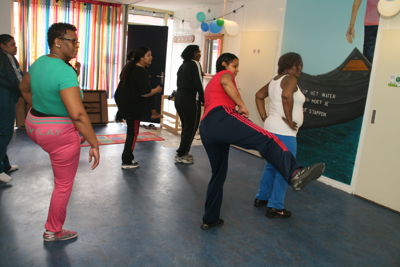 Foto 36 uit Cardiokickboxendame's