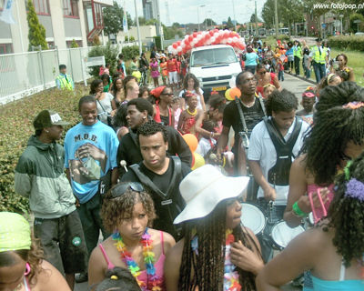 Foto 158 uit Carnaval 2007 b.w