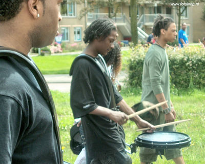 Foto 170 uit Carnaval 2007 b.w