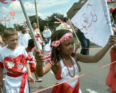 Foto 173 uit Carnaval 2007 b.w