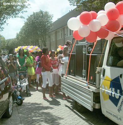 Foto 144 uit Carnaval 2007 b.w