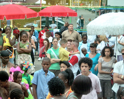 Foto 309 uit Carnaval 2007 b.w