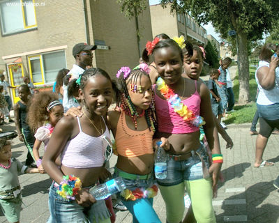 Foto 259 uit Carnaval 2007 b.w