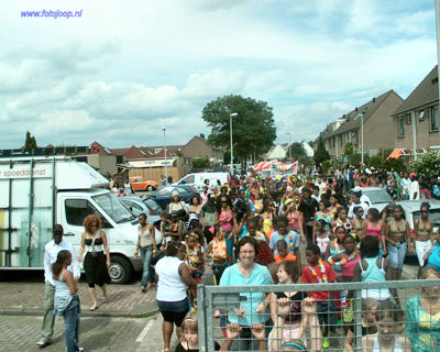 Foto 195 uit Carnaval 2007 b.w
