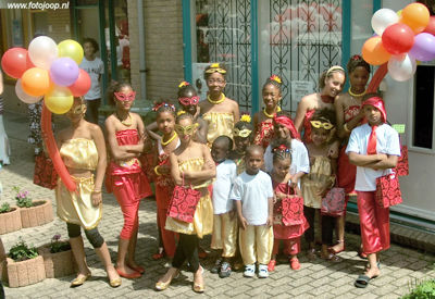 Foto 125 uit Carnaval 2007 b.w