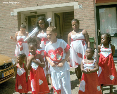 Foto 104 uit Carnaval 2007 b.w