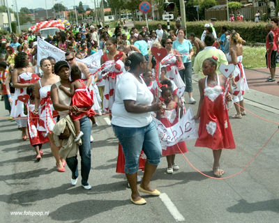 Foto 160 uit Carnaval 2007 b.w