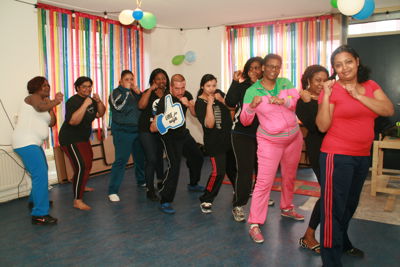 Foto 90 uit Cardiokickboxendame's