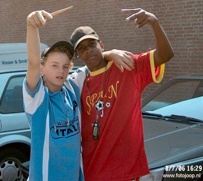 Foto 35 uit carnaval 2006 b.w