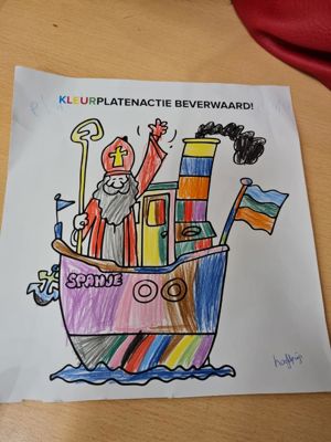 Sint Kleurplaat Focus