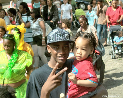 Foto 269 uit Carnaval 2007 b.w