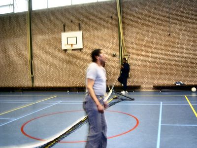 Foto 13 uit volleybal wedstrijd