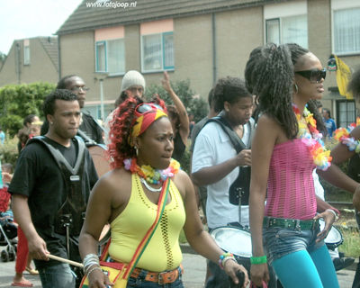 Foto 165 uit Carnaval 2007 b.w