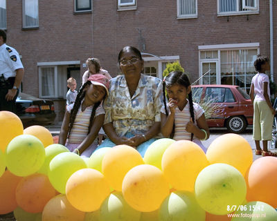 Foto 217 uit carnaval 2006 b.w