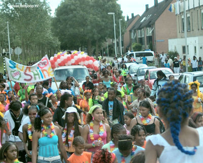 Foto 223 uit Carnaval 2007 b.w