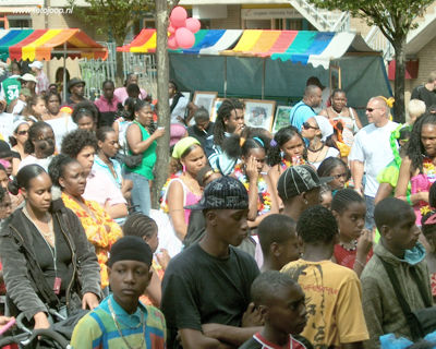 Foto 304 uit Carnaval 2007 b.w