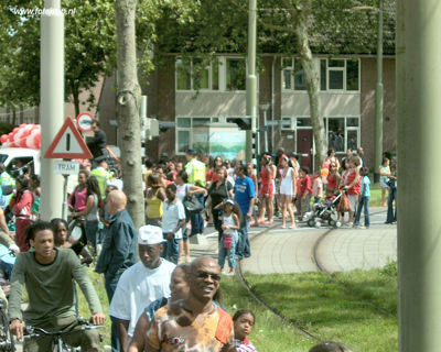 Foto 245 uit Carnaval 2007 b.w