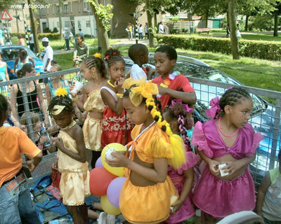 Foto 248 uit Carnaval 2007 b.w