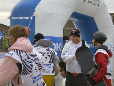 Foto 7 uit big air snowboarden