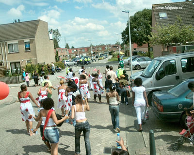 Foto 216 uit Carnaval 2007 b.w