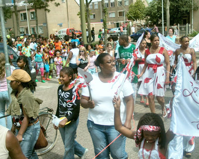 Foto 175 uit Carnaval 2007 b.w