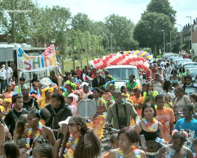 Foto 234 uit Carnaval 2007 b.w