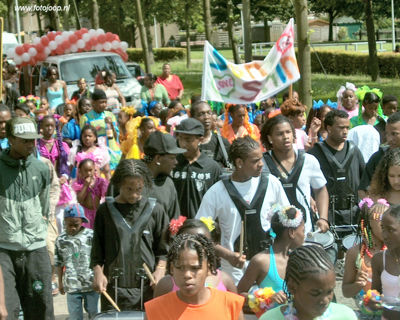 Foto 250 uit Carnaval 2007 b.w