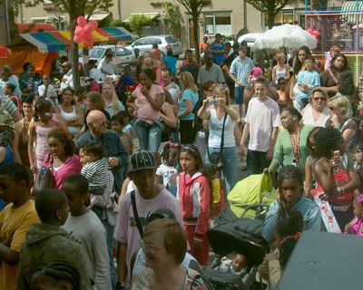 Foto 299 uit Carnaval 2007 b.w