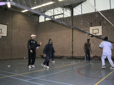 Foto 29 uit volleybal wedstrijd