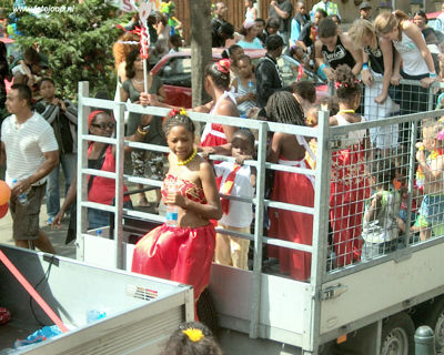 Foto 264 uit Carnaval 2007 b.w