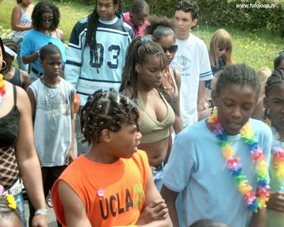 Foto 157 uit Carnaval 2007 b.w