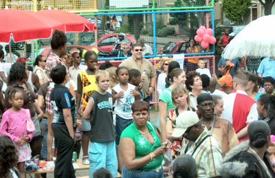 Foto 308 uit Carnaval 2007 b.w