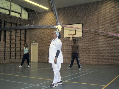 Foto 28 uit volleybal wedstrijd