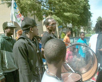 Foto 260 uit Carnaval 2007 b.w