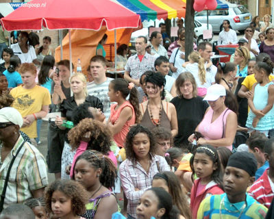 Foto 310 uit Carnaval 2007 b.w