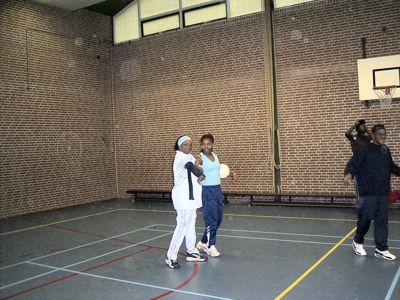 Foto 22 uit volleybal wedstrijd