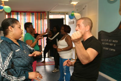 Foto 65 uit Cardiokickboxendame's