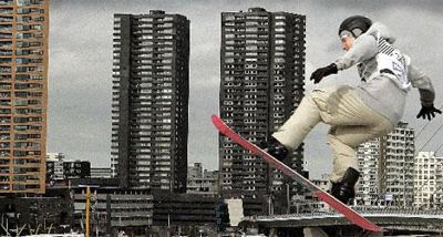 Foto 3 uit big air snowboarden