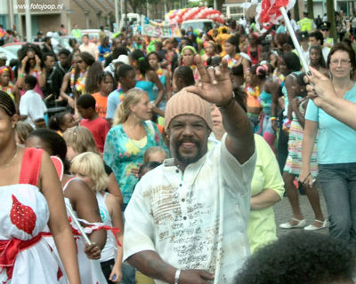 Foto 183 uit Carnaval 2007 b.w