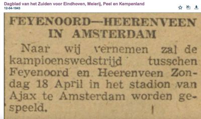 Foto 198 uit Feyenoord-Sportclub