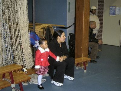 Foto 9 uit volleybal wedstrijd