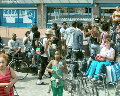 Foto 229 uit Carnaval 2007 b.w